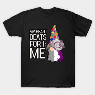 Asexuality Gnome Asexual  Flag Pride LGBT T-Shirt